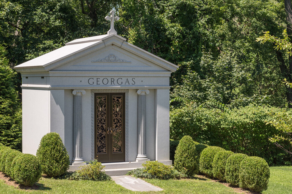 Rock of Ages Blue Gray Private Mausoleum Rock of Ages Blue Gray Private Mausoleum